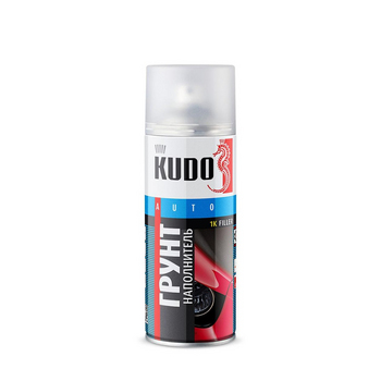 1K грунт-наполнитель акриловый KUDO, серый (520 ml.)